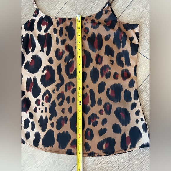 Kardashian Collection Animal Print Adjustable Tank Top - Picture 3 of 10